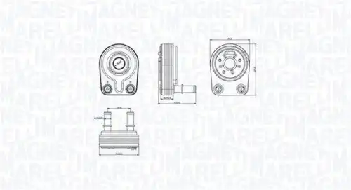 Масляный радиатор MAGNETI MARELLI 350300001400