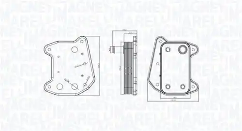 Масляный радиатор MAGNETI MARELLI 350300001800