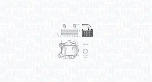 Масляный радиатор MAGNETI MARELLI 350300002000