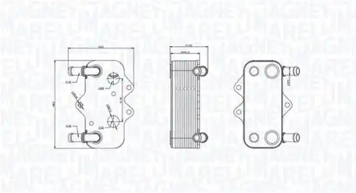 Масляный радиатор MAGNETI MARELLI 350300002100