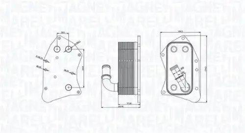 Масляный радиатор MAGNETI MARELLI 350300002300