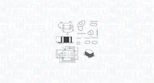 Масляный радиатор MAGNETI MARELLI 350300002400