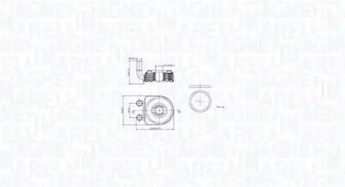 Масляный радиатор MAGNETI MARELLI 350300002500