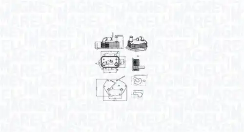 Масляный радиатор MAGNETI MARELLI 350300002600