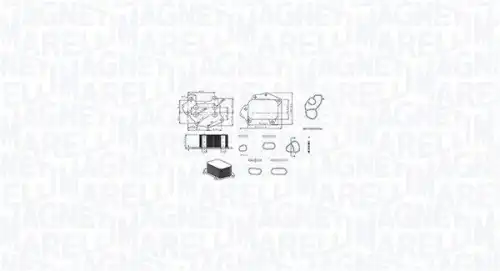Масляный радиатор MAGNETI MARELLI 350300002700