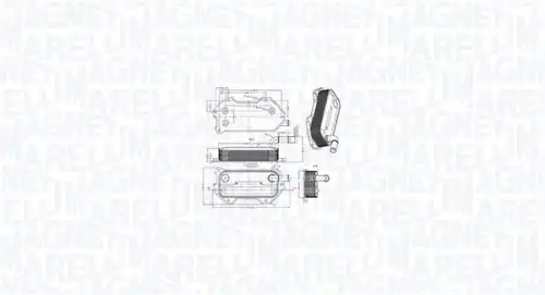 Масляный радиатор MAGNETI MARELLI 350300003000