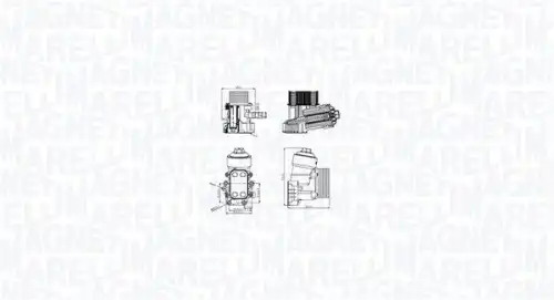 Масляный радиатор MAGNETI MARELLI 350300003400