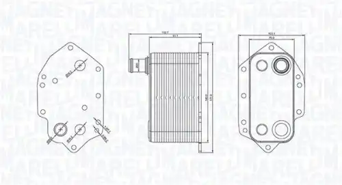 Масляный радиатор MAGNETI MARELLI 350300004000