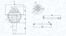 Термостат системы охлаждения MAGNETI MARELLI 352317005120