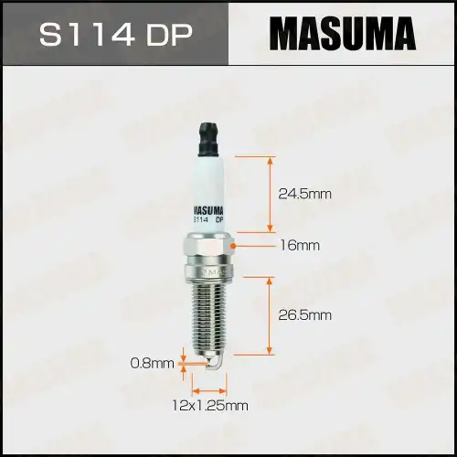 Свеча зажигания MASUMA S114DP