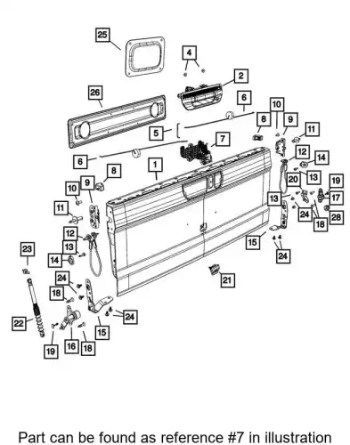 DOOR 68335647AF CHRYSLER