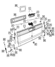 DOOR 68335648AE CHRYSLER