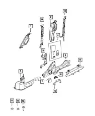 DOOR 6BM28TX7AH CHRYSLER
