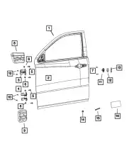 FRONT 55369463AO CHRYSLER