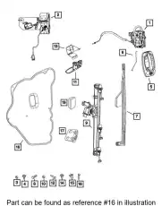FRONT DOOR 68154620AD CHRYSLER