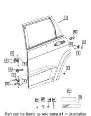 REAR 68420664AN CHRYSLER