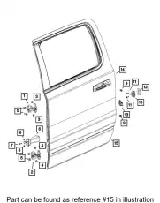REAR 68292548AK CHRYSLER