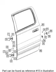 REAR 68292548AK CHRYSLER