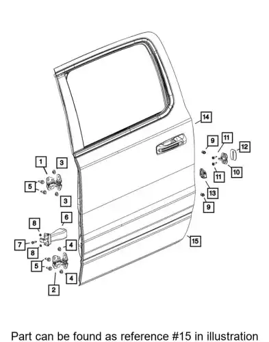 REAR 68292548AK CHRYSLER