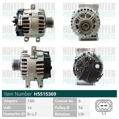 Генератор HOFFER H5515369