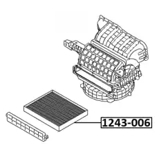 Салонный фильтр FEBEST 1243-006