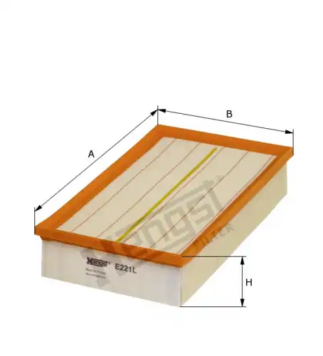 Фильтр воздушный HENGST E221L
