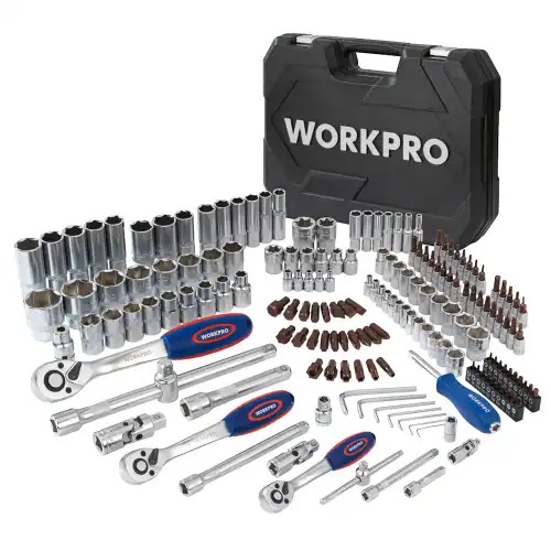 Набор инструментов 1/4'+3/8'+1/2' 172шт WP202545 WORKPRO