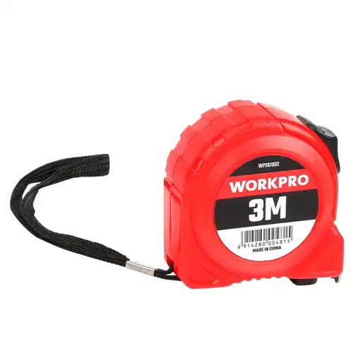 Рулетка пластмассовая 3мx16мм WP261002 WORKPRO