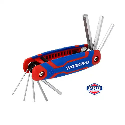 Ключи складные HEX 8шт PRO WP222019 WORKPRO