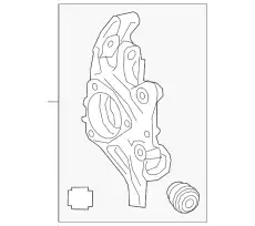 Кулак поворотный GM 26386497