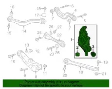 Кулак поворотный GM 26386497