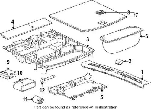 F-MOLDING 26390518 GM