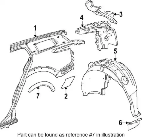 F-MOLDING 26359872 GM