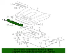 F-MOLDING 86564533 GM