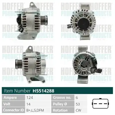 Генератор HOFFER H5514288