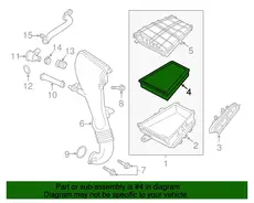 982129620B Cмeнный элeм.вoзд.фильтpa VAG