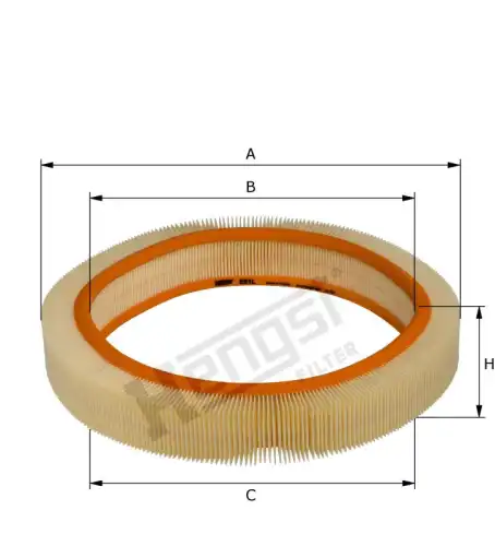 Фильтр воздушный HENGST E81L