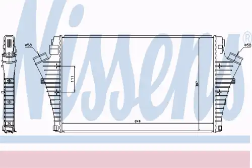 Интеркулер NISSENS 96748