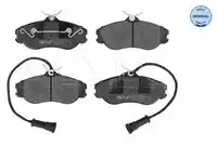 Тормозные колодки дисковые MEYLE 025 211 3819/W