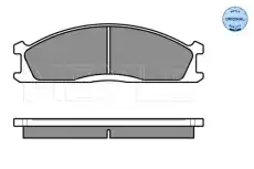 Тормозные колодки дисковые MEYLE 025 213 4717