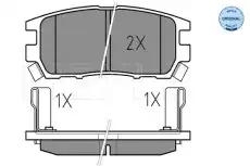Тормозные колодки дисковые MEYLE 025 218 4014/W