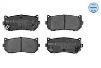 Тормозные колодки дисковые MEYLE 025 234 5513/W
