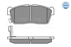 Тормозные колодки дисковые MEYLE 025 235 0715