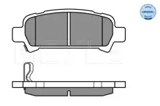 Тормозные колодки дисковые MEYLE 025 235 7214/W