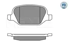 Тормозные колодки дисковые MEYLE 025 236 0113/PD
