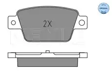 Тормозные колодки дисковые MEYLE 025 237 1418