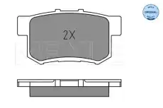 Тормозные колодки дисковые MEYLE 025 237 3615