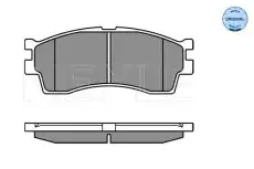 Тормозные колодки дисковые MEYLE 025 238 7316/W