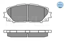 Тормозные колодки дисковые MEYLE 025 243 4717