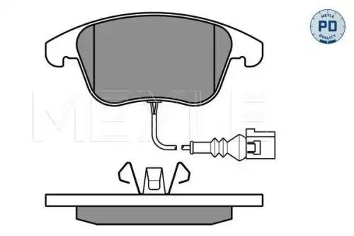 Тормозные колодки дисковые MEYLE 025 243 4917/W